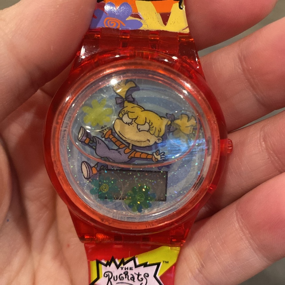 1998 Rugrats Movie Watch from Burger King - Angelica - Floating Flowers    toys - Picture 3 of 5